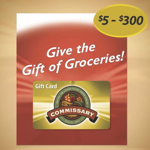 Happy holidays: ‘Open value’ commissary gift cards also available at ...