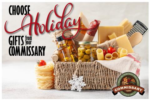 Holiday gifts from the commissary