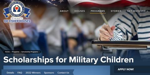 Military Scholar website