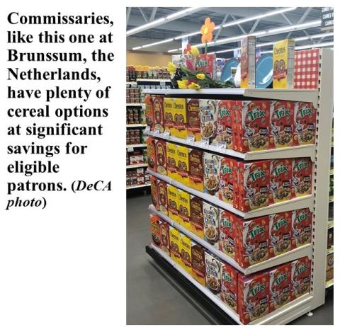 Cereal display