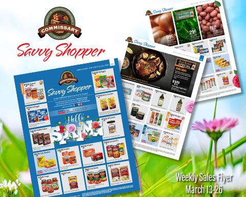 Savvy Shopper graphic March 13-26