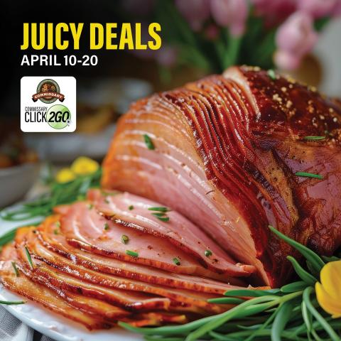 Holiday ham graphic