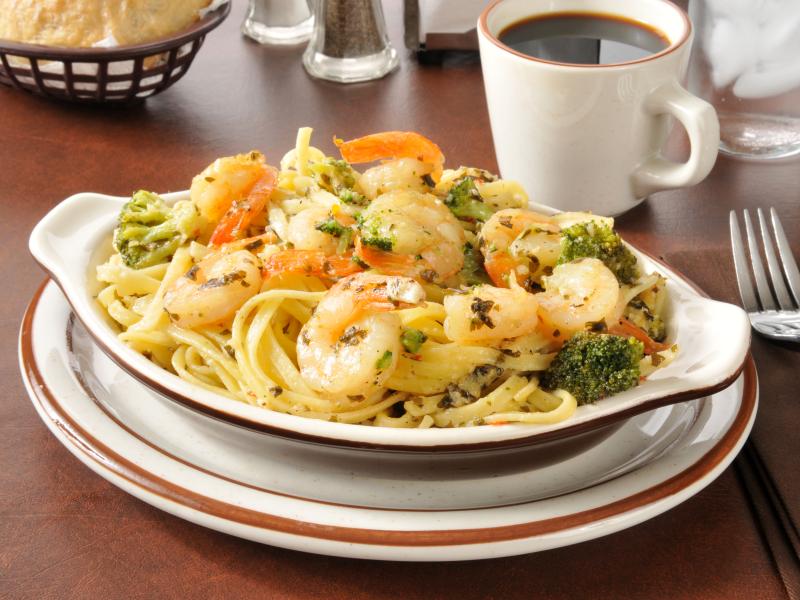 Lemon Garlic Parmesan Shrimp Pasta